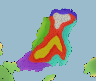 Regionen Kaminari no Kunis